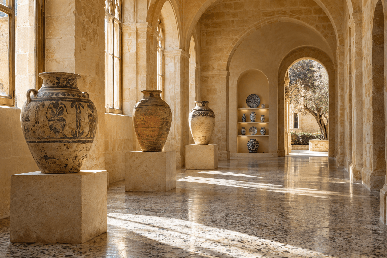 An illustrative ceramics gallery